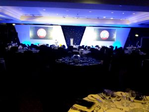 photo of a corporate event